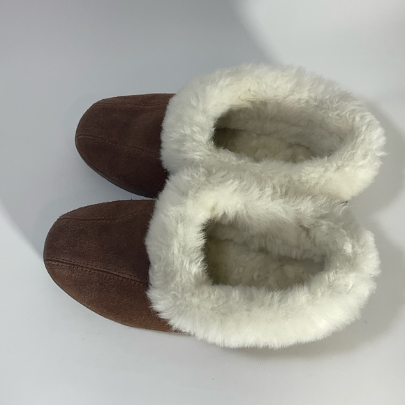 Red Wing SheepSkin Fleece Lined Cowhide Suede Leather Slippers Size L8; NICE!! - Picture 14 of 15